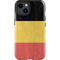 Belgium Flag Distressed iPhone 15 Impact Case